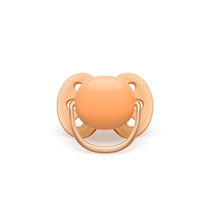 Philips Avent Fopspeen Soft +0 Mnd Cognac Groen 2st - Philips Avent - Babywinkel - 8710103993179
