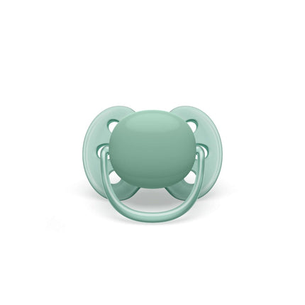 Philips Avent Fopspeen Soft +0 Mnd Cognac Groen 2st - Philips Avent - Babywinkel - 8710103993179
