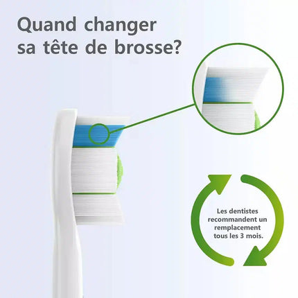 Philips Sonicare Opzetborstel wit (x2) - Babywinkel - 8710103850311