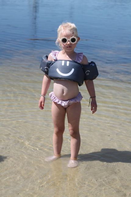 Puddle jumper smiley grey - Babywinkel - 8714218729746