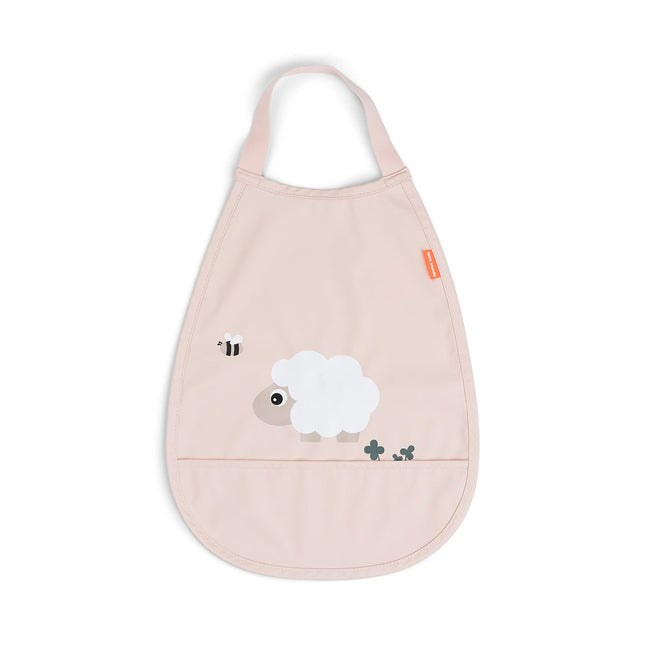 Done by Deer Slabbetje Tiny Farm Roze 35X26,5Cm koop je bij Babywinkel