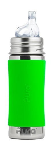 Pura Babyfles Tuitspeen 325Ml Set Groen 4 delig - Pura - Babywinkel - 853766006379