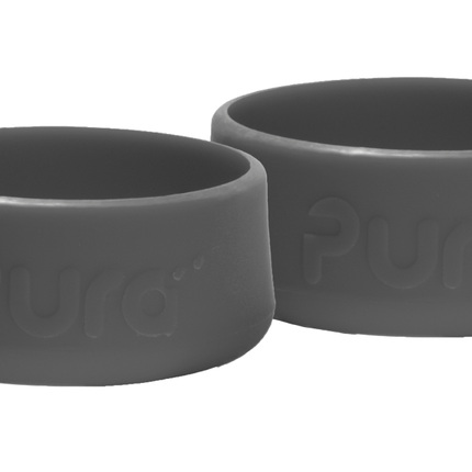 Pura Flesbeschermer Silicone Grijs 2St - Pura - Babywinkel - 850038571313