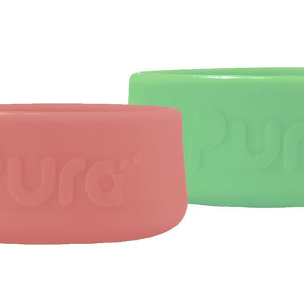 Pura Flesbeschermer Silicone Moss+Rose 2St - Pura - Babywinkel - 850038571092