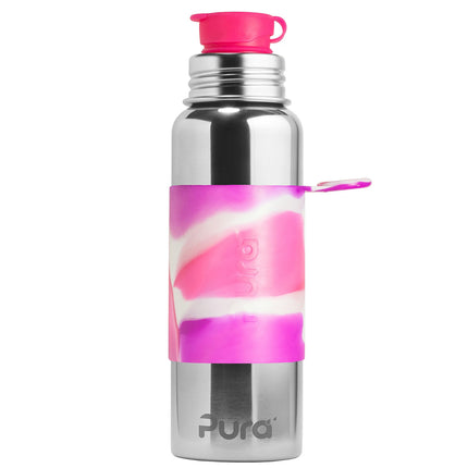 Pura Waterfles Swirl Pink 850Ml
