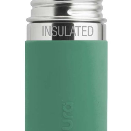 Pura Thermosfles Rvs 260 Ml Rietje Mint Sleeve - Pura - Babywinkel - 858312007558