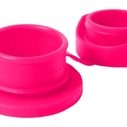 Pura Waterfles Rvs 550Ml Set Pink Swirl 3 delig - Pura - Babywinkel - 853766006591