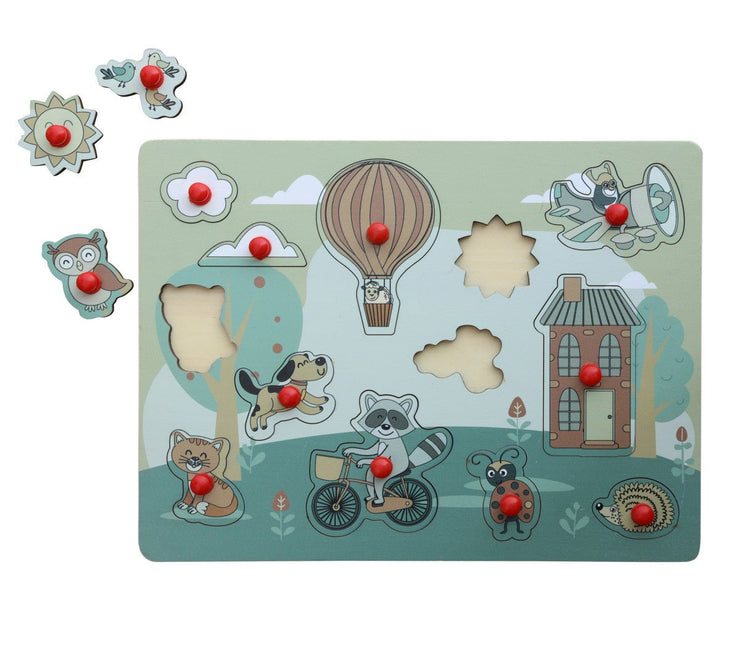 Puzzle 30x22 garden - Babywinkel - 8714218729661