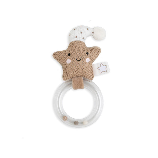 Rammelaar ster Heaven clay/warm linen koop je bij Babywinkel