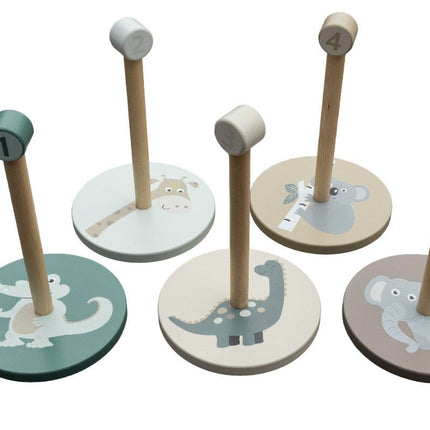 Ring toss taupe/green - Babywinkel - 8714218729685