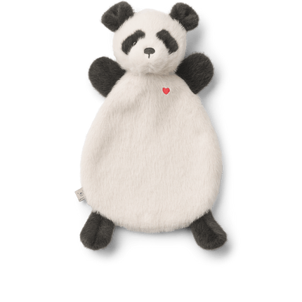 Roy Panda Cuddle Cloth Sandy / Dark grey - Babywinkel - 5715493489656
