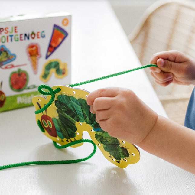 Rupsje Nooitgenoeg Rijgkaarten - Babywinkel - 8714274190443