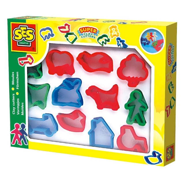 Ses 00884 Klei Vormpjes 12st - Babywinkel - 8710341008840