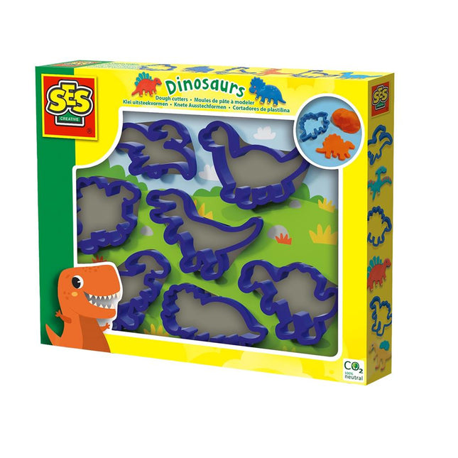 Ses 00887 Klei Uitsteekvormen Dino's - Babywinkel - 8710341008871