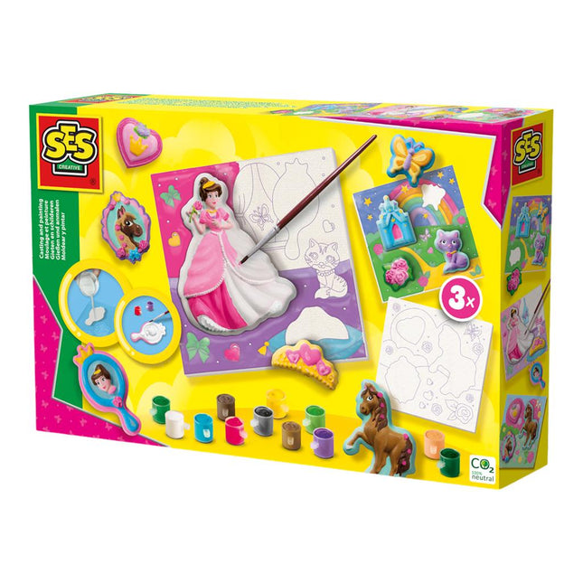 Ses 01349 Gips Gieten Prinsessen 3x - Babywinkel - 8710341013493
