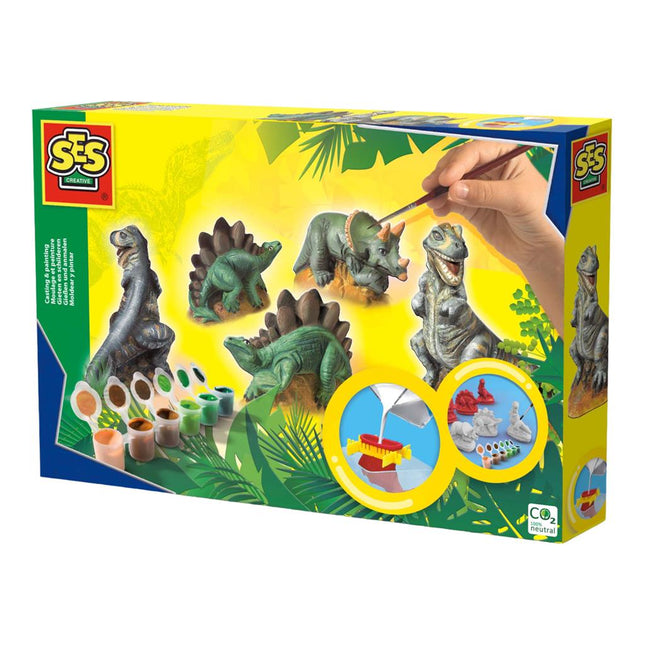 Ses 01406 Gips Gieten Dino's - Babywinkel - 8710341014063