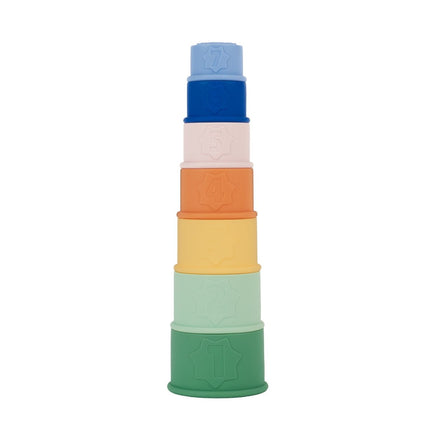 Silicone opstapelbare kommen - Babywinkel - 3661276189270