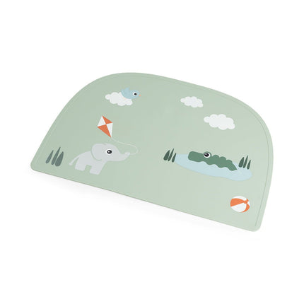 Siliconen placemat Playground Green koop je bij Babywinkel