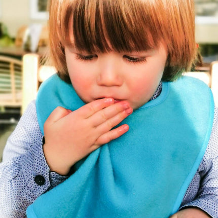 Silly Billyz Fleece Large Bibs dusty blue - Babywinkel - 9315455090713