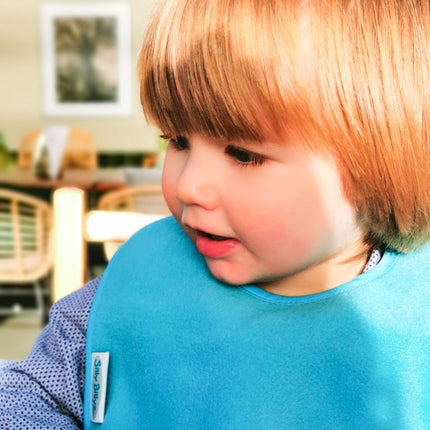 Silly Billyz Fleece Large Bibs dusty blue - Babywinkel - 9315455090713