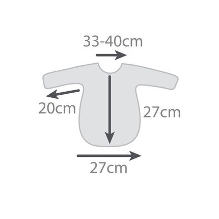 Silly Billyz Fleece small Longsleeve Bibs dusty blue - Babywinkel - 9315455074409