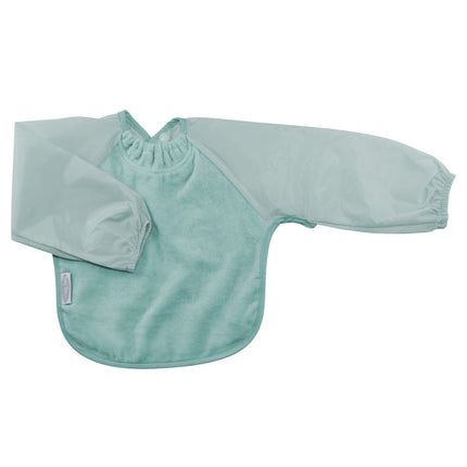 Silly Billyz Fleece small Longsleeve Bibs dusty blue - Babywinkel - 9315455074409