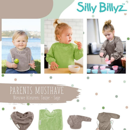 Silly Billyz Slabbetje Large Sage koop je bij Babywinkel