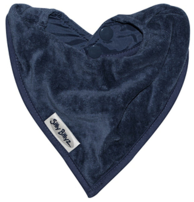 Silly Billyz Towel Bandana Bibs navy - Babywinkel - 9421018217180
