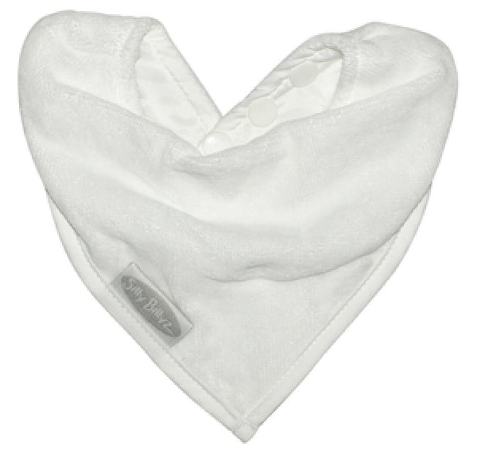 Silly Billyz Towel Bandana Bibs white - Babywinkel - 9421018218767