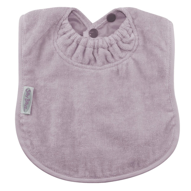 Silly Billyz Towel Large Bibs Lavender - Babywinkel - 9315455240859