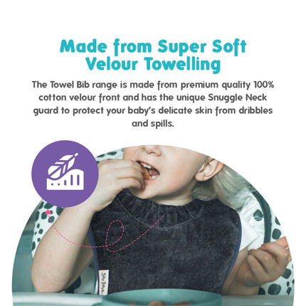 Silly Billyz Towel Large Bibs White sand - Babywinkel - 9315455240842