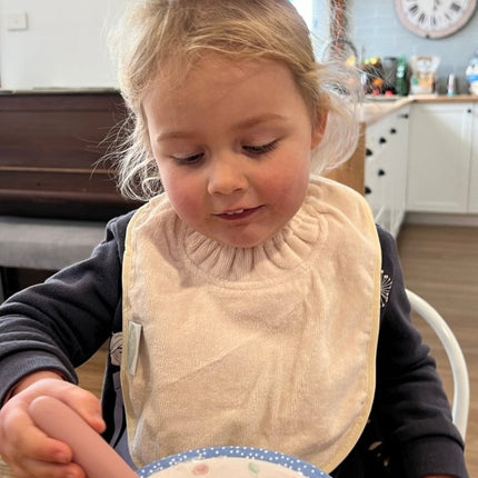 Silly Billyz Towel Large Bibs White sand - Babywinkel - 9315455240842