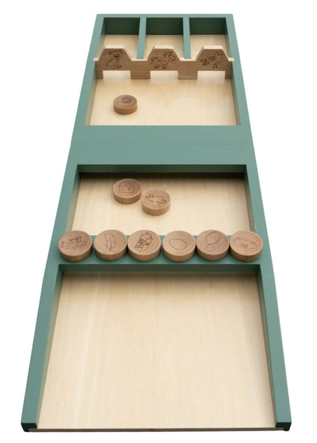 Sjoelbak/shuffle board/jeu de pallet/Jakkolo basilgreen - Babywinkel - 8714218729647