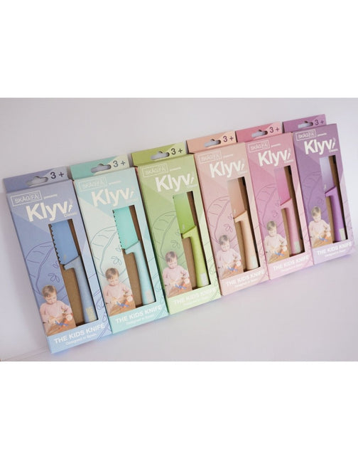 SKÅGFÄ KLYV Classic Kidssafe Mes Lime koop je bij Babywinkel