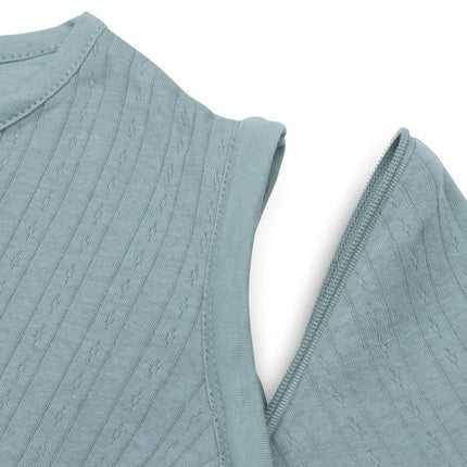 Slaapzak met Afritsbare Mouw Rond Ajour - Sea Green - Babywinkel - 8717329392885