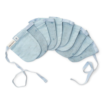 Slinger met vlaggetjes - Pure Denim Blue - Babywinkel - 8721122584682