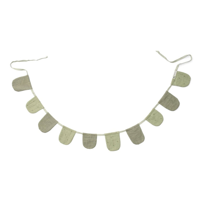 Slinger met vlaggetjes - Pure Sage - Babywinkel - 8721122584286