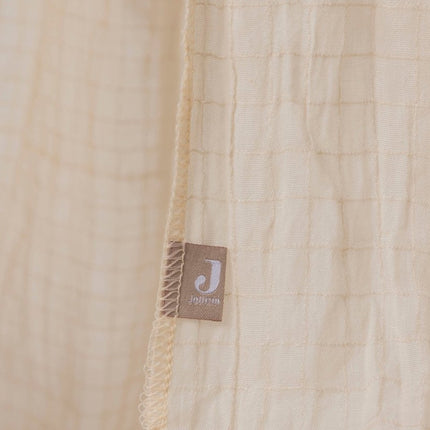 Sluier 155cm Cosy Check - Sand - Babywinkel - 8717329401105