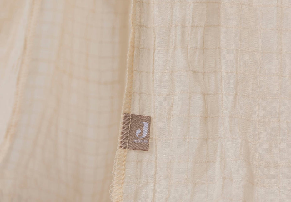 Sluier 155cm Cosy Check - Sand - Babywinkel - 8717329401105