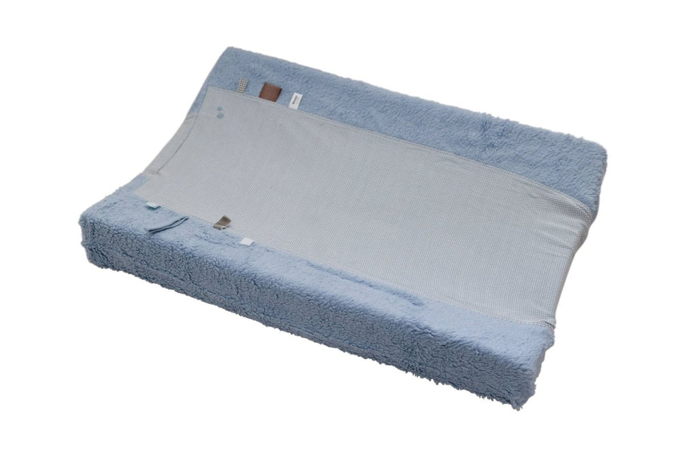 Snoozebaby Aankleedkussenhoes Happy Dressing Fresh Blue 45x70cm - Snoozebaby - Babywinkel - 8719743857360