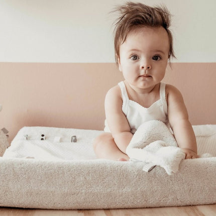 Snoozebaby Aankleedkussenhoes Happy Dressing Stone Beige 45x70cm - Snoozebaby - Babywinkel - 8719743856530