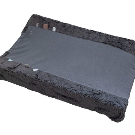 Snoozebaby Aankleedkussenhoes Happy Dressing Storm Grey 45x70cm koop je bij Babywinkel