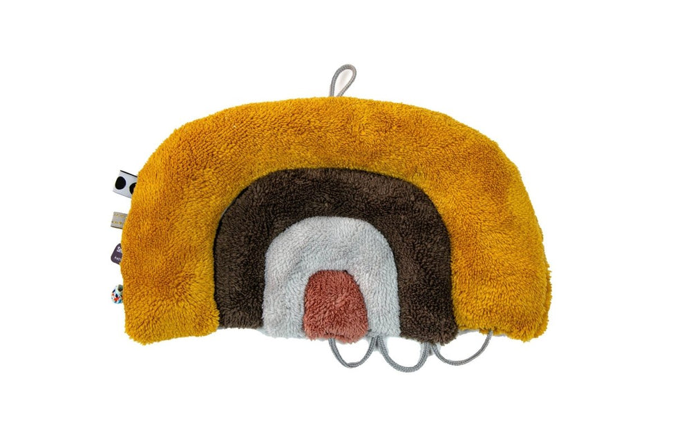 Snoozebaby Knuffeldoekje Regenboog Puzzel Bumblebee - Snoozebaby - Babywinkel - 8719743849549