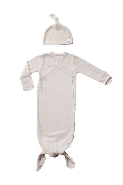 Snoozebaby Slaapzak Baby Cocon Incl Hat Peach Blush 60cm koop je bij Babywinkel
