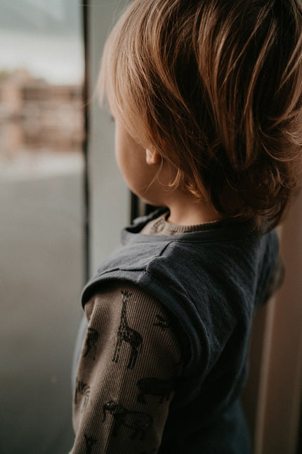 Snoozebaby Slaapzak Baby Mouwloos Blue Nights koop je bij Babywinkel