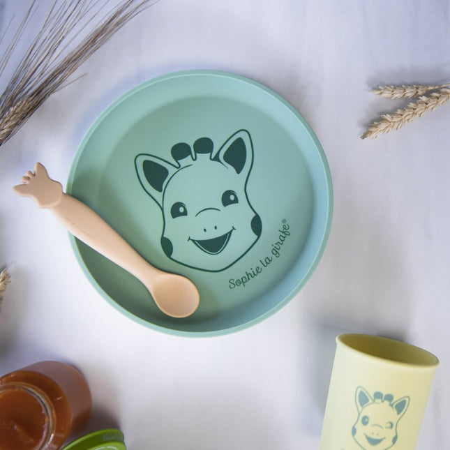 Sophie de Giraf Babybord Groen koop je bij Babywinkel