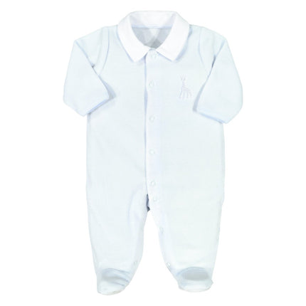 Sophie de Giraf Boxpakje Boxpakje Opening Recht Velour Blauw 0 - 50cm - Sophie de Giraf - Babywinkel - 3760108774889
