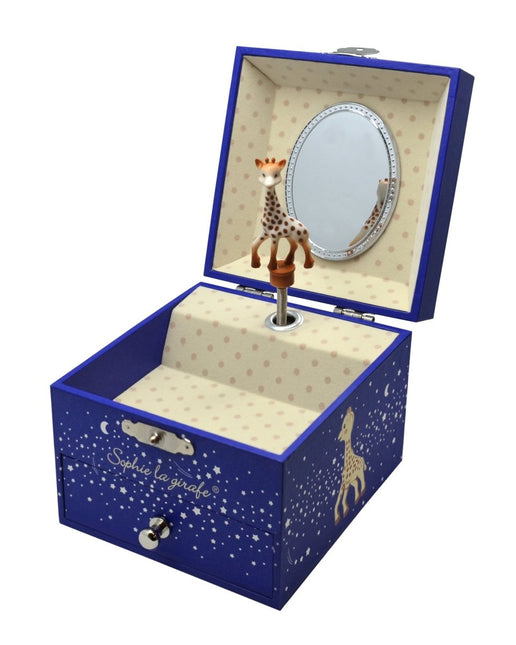 Sophie de Giraf Muziekdoosje Vierkant Glow In The Dark Stars - Sophie de Giraf - Babywinkel - 3457019601297