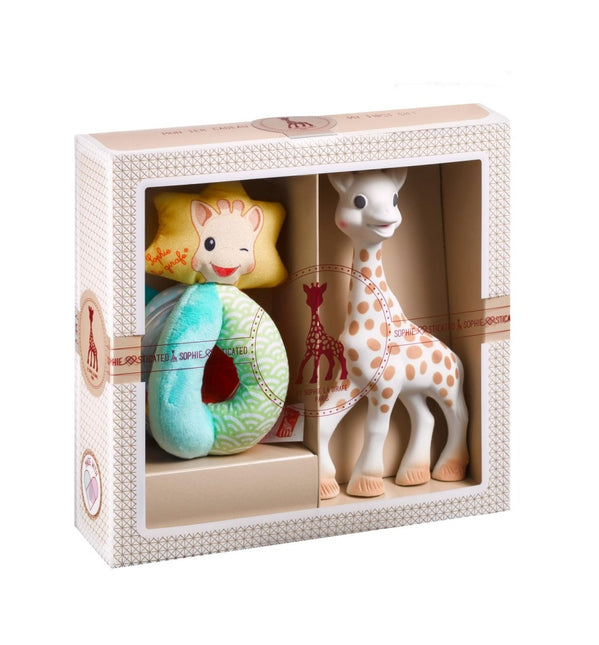 Sophie de Giraf Rammelaar Geboorteset Rammelaars - Sophie de Giraf - Babywinkel - 3056560000025