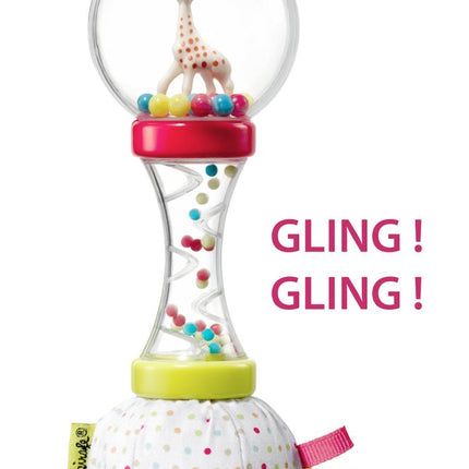 Sophie de Giraf Rammelaar Zachte Maracas Wit/Rood - Sophie de Giraf - Babywinkel - 3056562001686